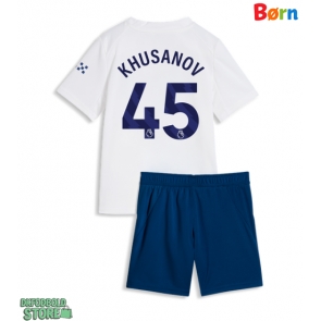 Manchester City Abdukodir Khusanov #45 Replika Babytøj Tredje sæt Børn 2026-27 Kortærmet (+ Korte bukser)